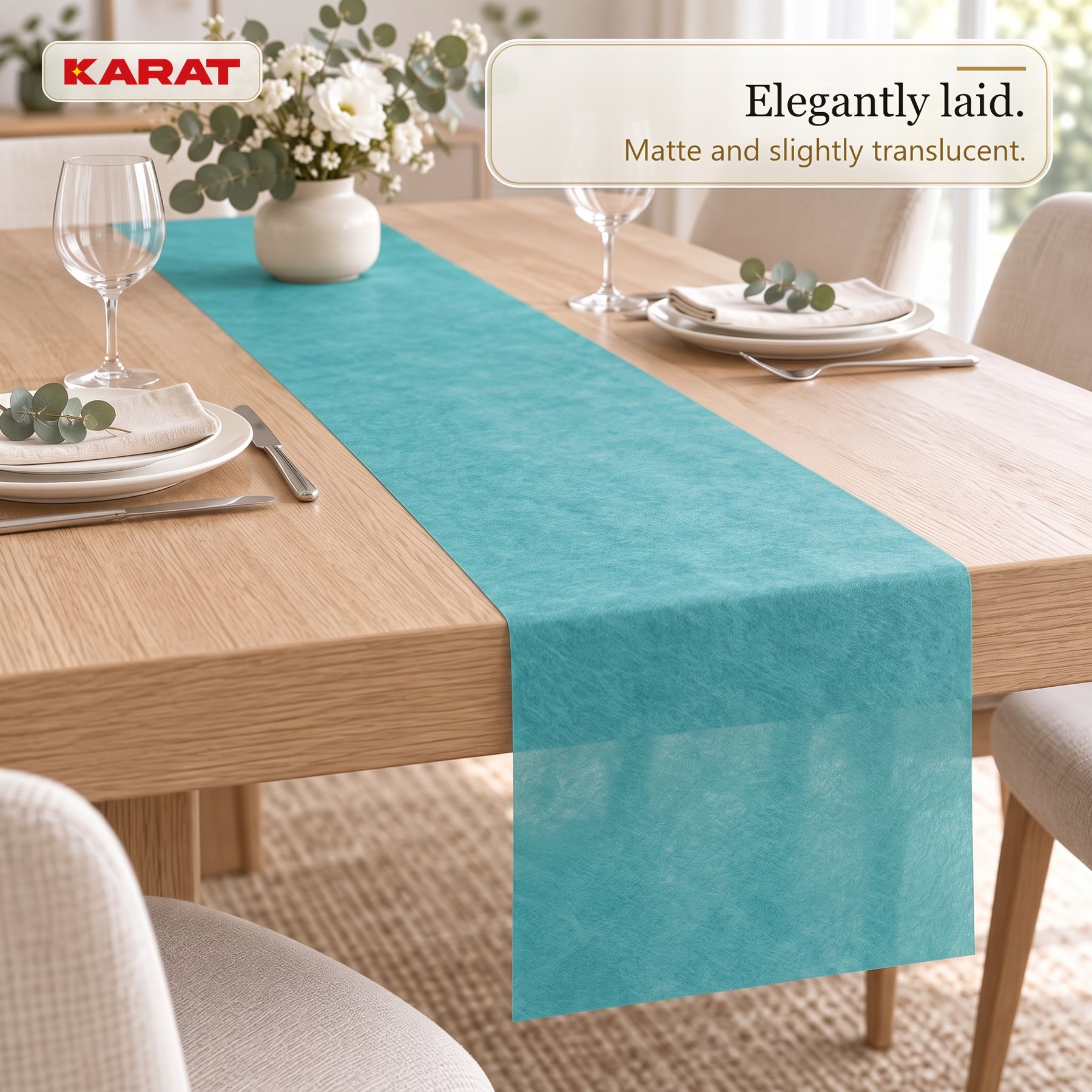 Tafelloper | Grace | Mat decoratievlies van PET-vezels | Rol van 30 cm x 25 m | 16 kleuren
