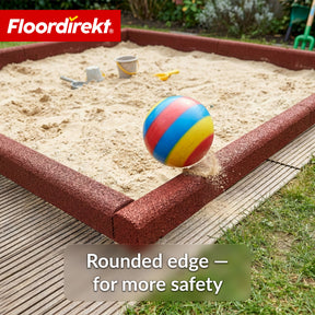 Rubberen Kantsteen | Flexibele Graskant & Perkrand van Gerecycled Rubber voor Tuin, Paden & Terras