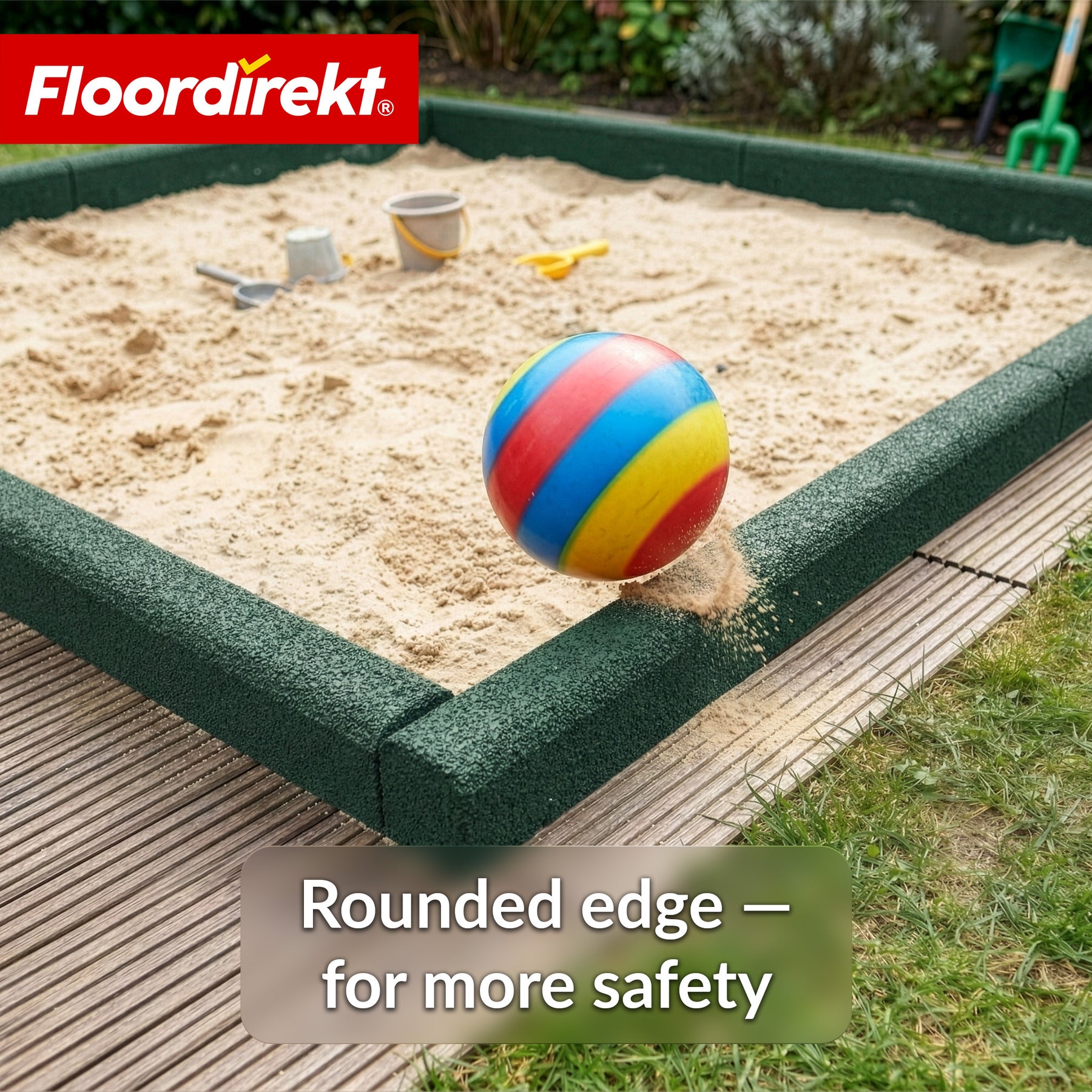 Rubberen Kantsteen | Flexibele Graskant & Perkrand van Gerecycled Rubber voor Tuin, Paden & Terras