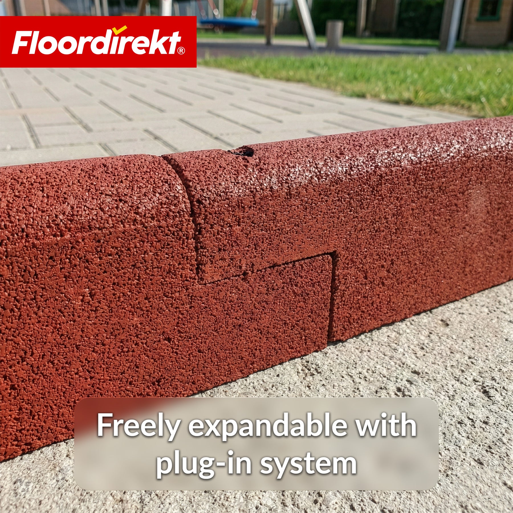 Rubberen Kantsteen | Flexibele Graskant & Perkrand van Gerecycled Rubber voor Tuin, Paden & Terras