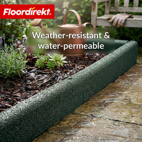 Rubberen Kantsteen | Flexibele Graskant & Perkrand van Gerecycled Rubber voor Tuin, Paden & Terras