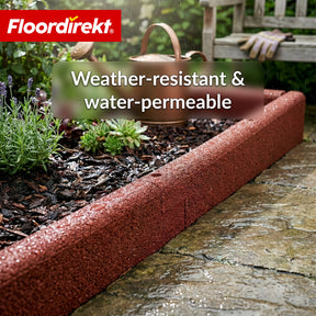 Rubberen Kantsteen | Flexibele Graskant & Perkrand van Gerecycled Rubber voor Tuin, Paden & Terras
