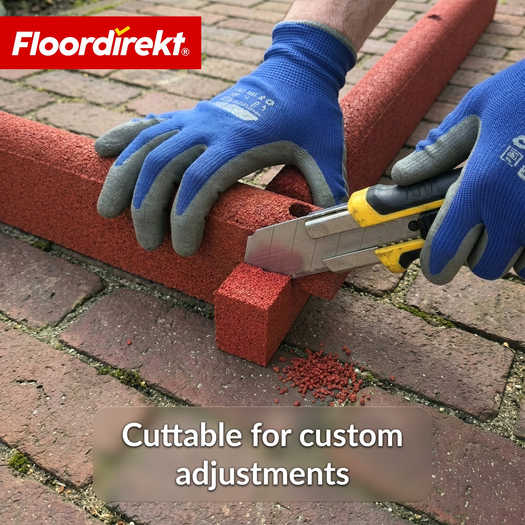 Rubberen Kantsteen | Flexibele Graskant & Perkrand van Gerecycled Rubber voor Tuin, Paden & Terras