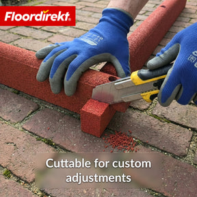 Rubberen Kantsteen | Flexibele Graskant & Perkrand van Gerecycled Rubber voor Tuin, Paden & Terras