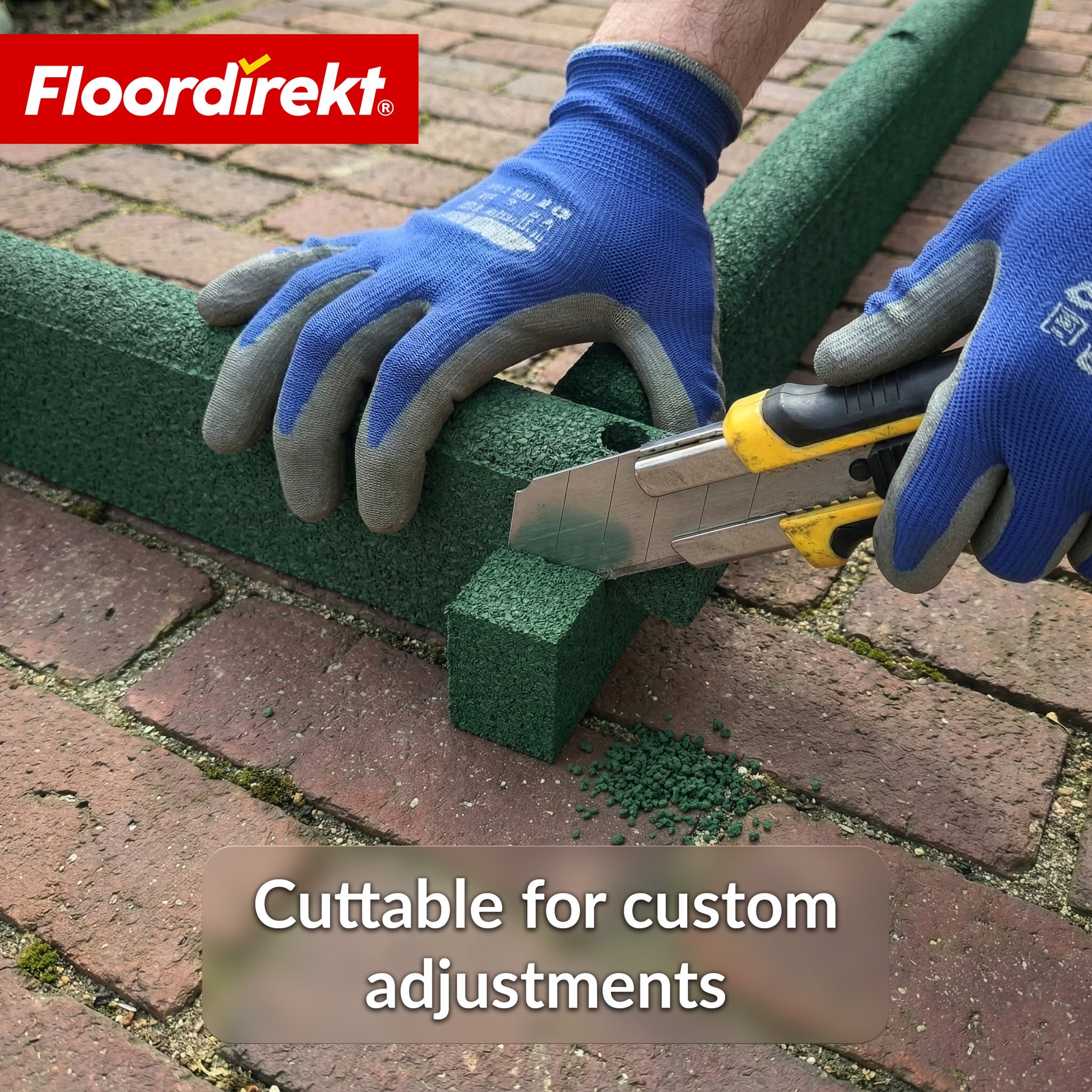 Rubberen Kantsteen | Flexibele Graskant & Perkrand van Gerecycled Rubber voor Tuin, Paden & Terras