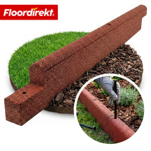 Rubberen Kantsteen | Flexibele Graskant & Perkrand van Gerecycled Rubber voor Tuin, Paden & Terras