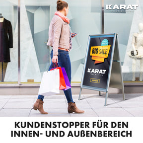 Stoepbord | DIN A1 & A2 | Dubbelzijdige reclameborden, aluminium reclamebord