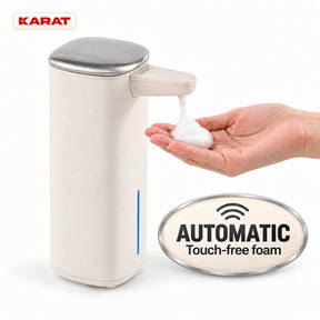 Automatische schuimzeepdispenser | Liora | Contactloze zeepdispenser met sensor, USB-C-accu & RVS | 250 ml