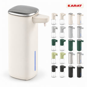Automatische schuimzeepdispenser | Liora | Contactloze zeepdispenser met sensor, USB-C-accu & RVS | 250 ml