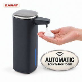Automatische schuimzeepdispenser | Liora | Contactloze zeepdispenser met sensor, USB-C-accu & RVS | 250 ml