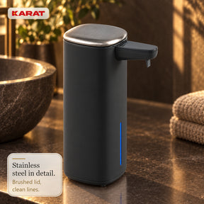 Automatische schuimzeepdispenser | Liora | Contactloze zeepdispenser met sensor, USB-C-accu & RVS | 250 ml