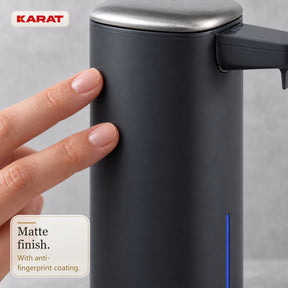 Automatische schuimzeepdispenser | Liora | Contactloze zeepdispenser met sensor, USB-C-accu & RVS | 250 ml