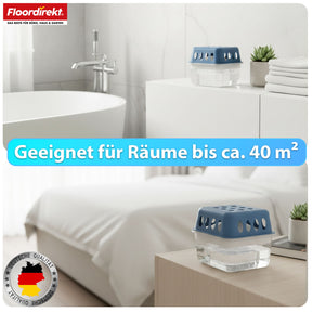 Luchtontvochtiger navulpakket set van 12 | Habo | Navulzakjes voor luchtontvochtigers voor kelder, badkamer, woonruimtes