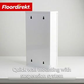 Medicijnkast | Allen | Afsluitbare medicijnkast van roestvrij staal of wit gepoedercoat | Medicijnkast met glazen deur
