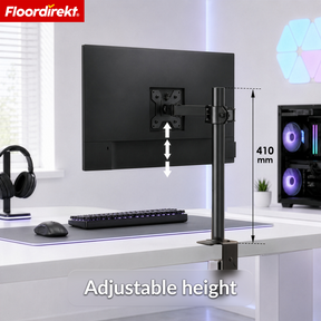 Monitorarm | Flexibel verstelbare monitorhouder met tafelklem voor 1 of 2 monitoren