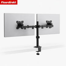 Monitorarm | Flexibel verstelbare monitorhouder met tafelklem voor 1 of 2 monitoren