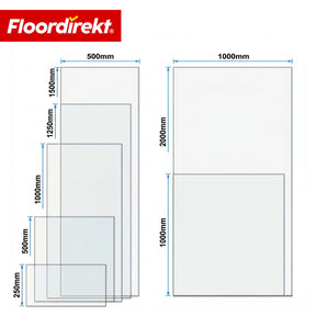 Kunststof platen | Transparant | Polystyreen platen in verschillende maten & diktes