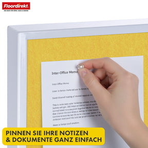 Mobiel presentatiebord | Giant | Dubbelzijdig viltbord 80 x 120 cm met vergrendelbare wielen en opbergvak | Verkrijgbaar in verschillende kleuren