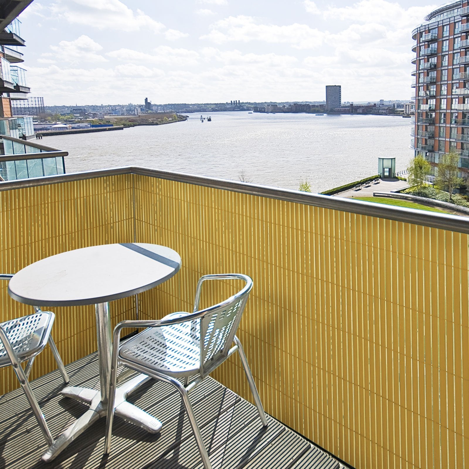 PVC privacy schutting | Weerbestendig & UV-bestendig | Balkon- & tuinafscheiding | 4 kleuren | Verschillende maten