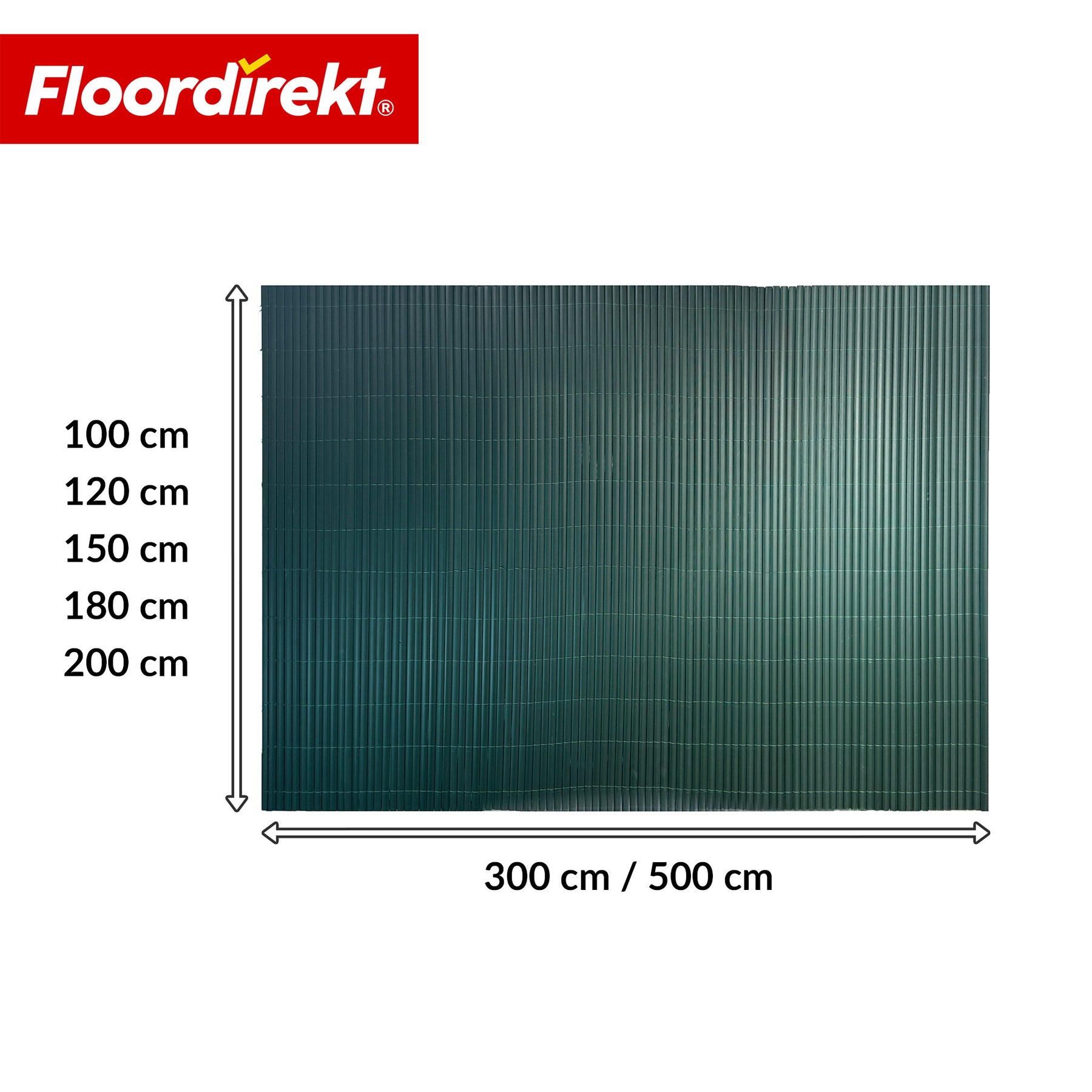 PVC privacy schutting | Weerbestendig & UV-bestendig | Balkon- & tuinafscheiding | 4 kleuren | Verschillende maten