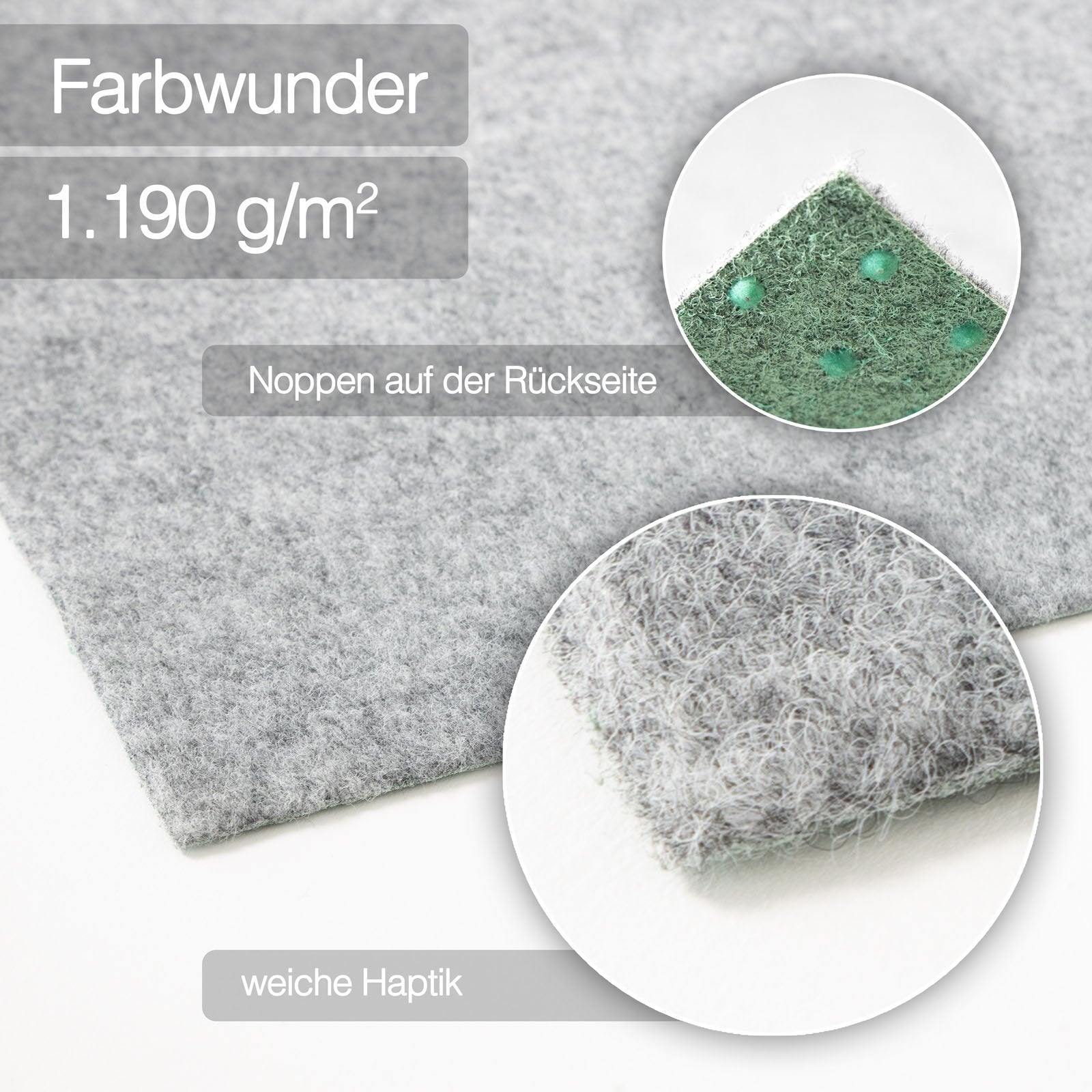 ✂ Grastapijt "Farbwunder Pro" | Grijs