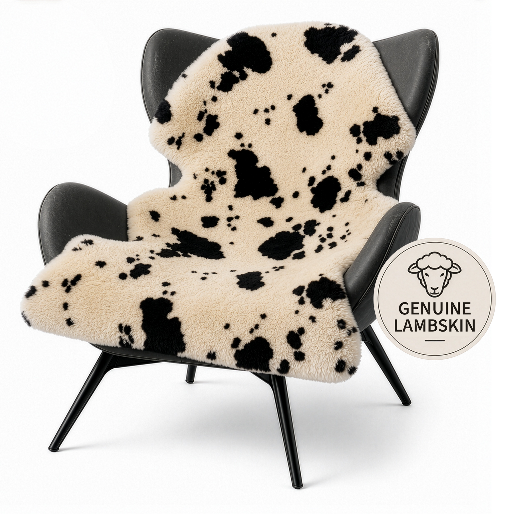 Design Schapenvacht | Audrey | Echt lamsvel van 100% schapenwol | Zacht & Natuurlijk