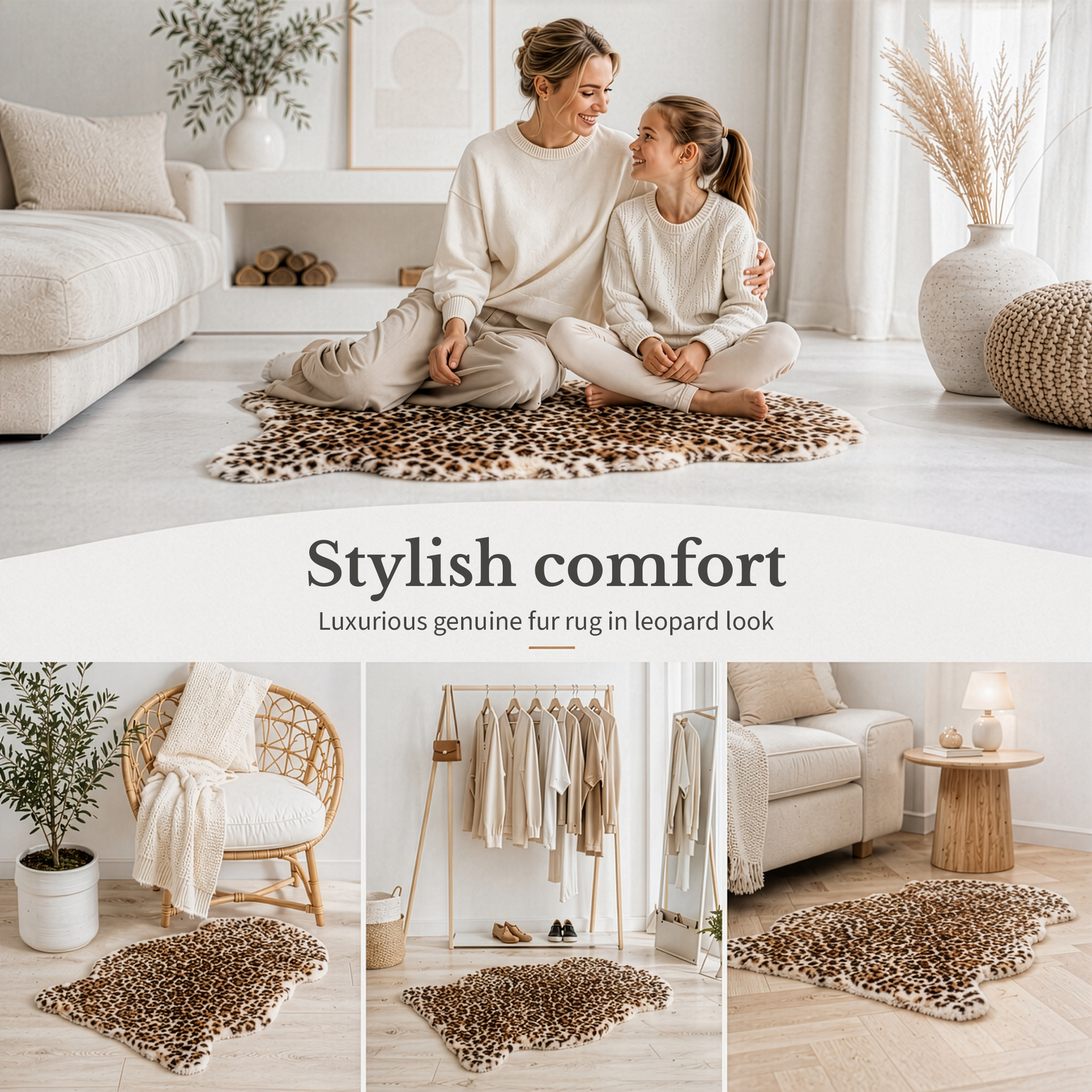 Design Schapenvacht | Audrey | Echt lamsvel van 100% schapenwol | Zacht & Natuurlijk