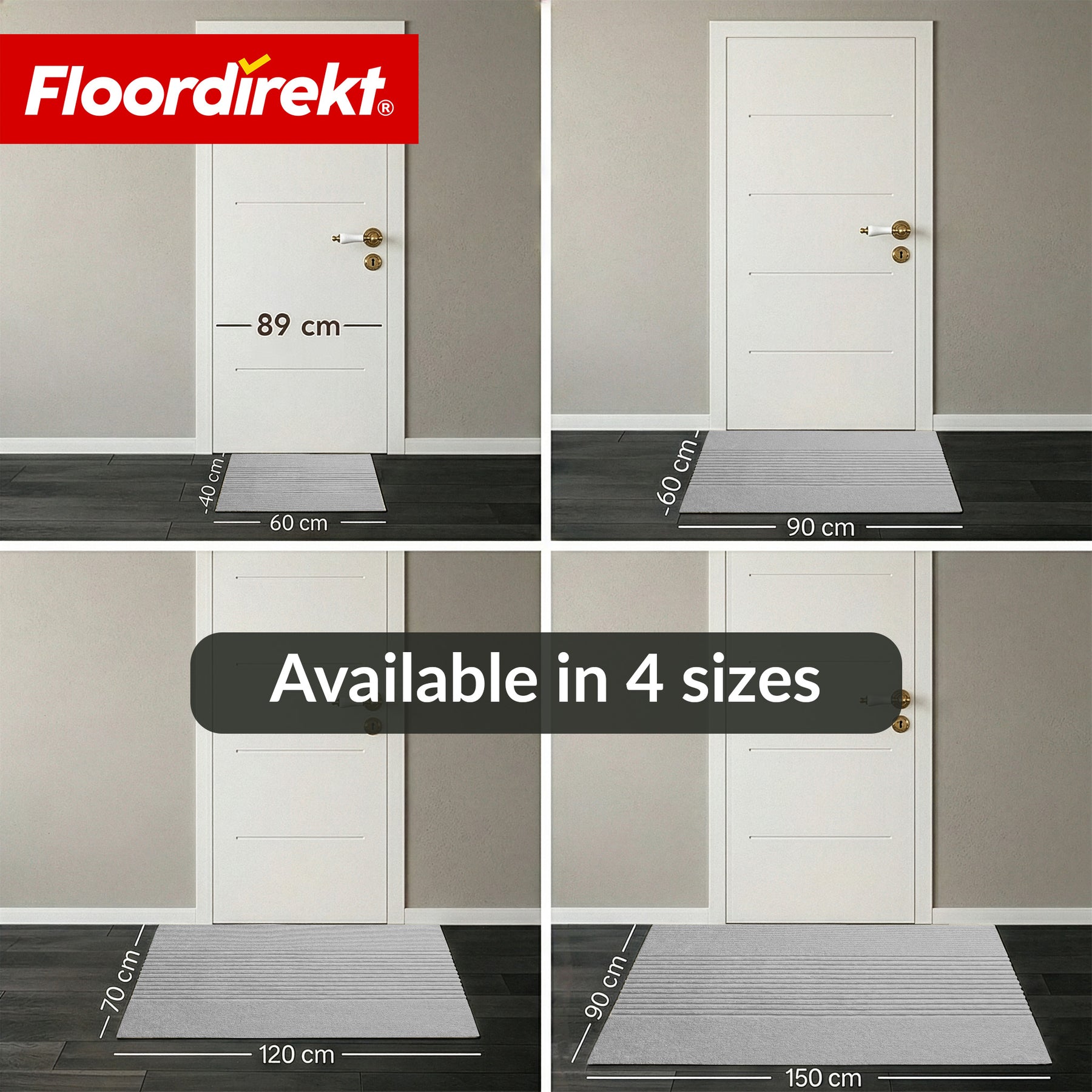 Vuilvangmat | Circa | Wasbare Deurmat voor Binnen & Buiten | Antislip Deurmat met TPE-achterzijde
