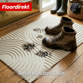 Vuilvangmat | Circa | Wasbare Deurmat voor Binnen & Buiten | Antislip Deurmat met TPE-achterzijde