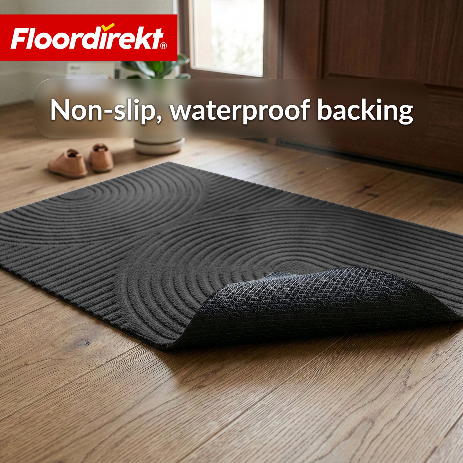 Vuilvangmat | Circa | Wasbare Deurmat voor Binnen & Buiten | Antislip Deurmat met TPE-achterzijde