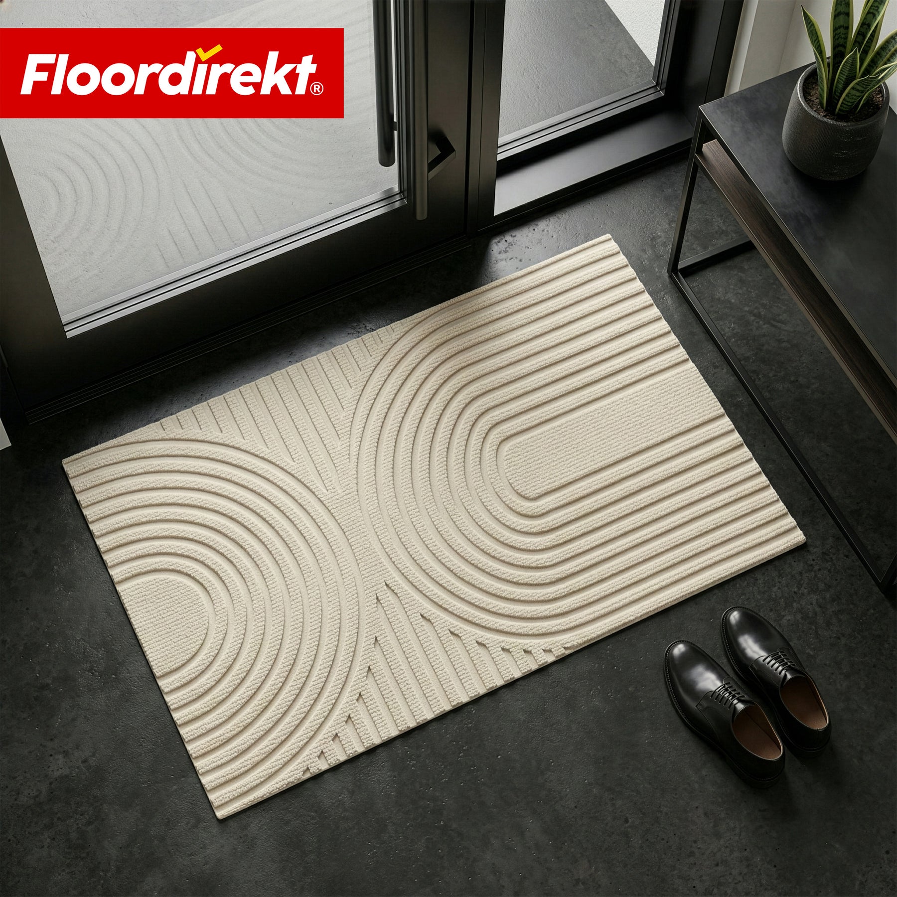 Vuilvangmat | Circa | Wasbare Deurmat voor Binnen & Buiten | Antislip Deurmat met TPE-achterzijde