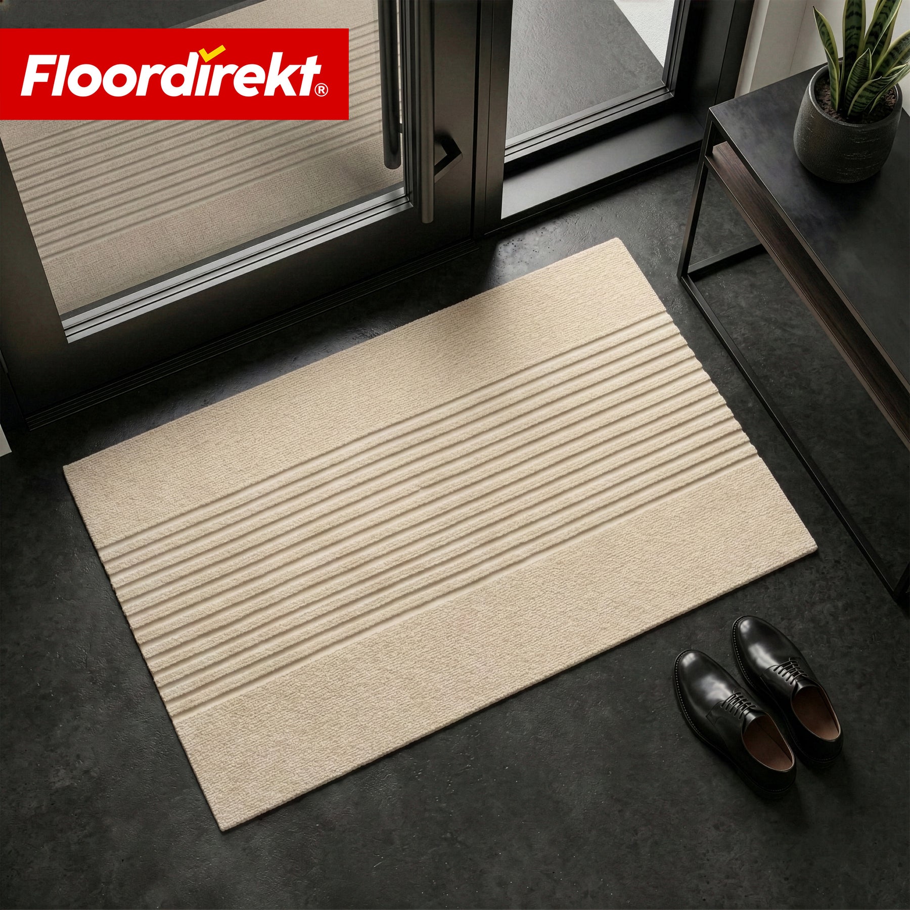 Vuilvangmat | Circa | Wasbare Deurmat voor Binnen & Buiten | Antislip Deurmat met TPE-achterzijde