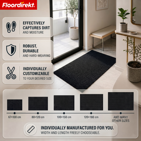 Vuilvangmat | Hong Kong Pro | Schoonloopmat met TPE-rug, robuust & antislip
