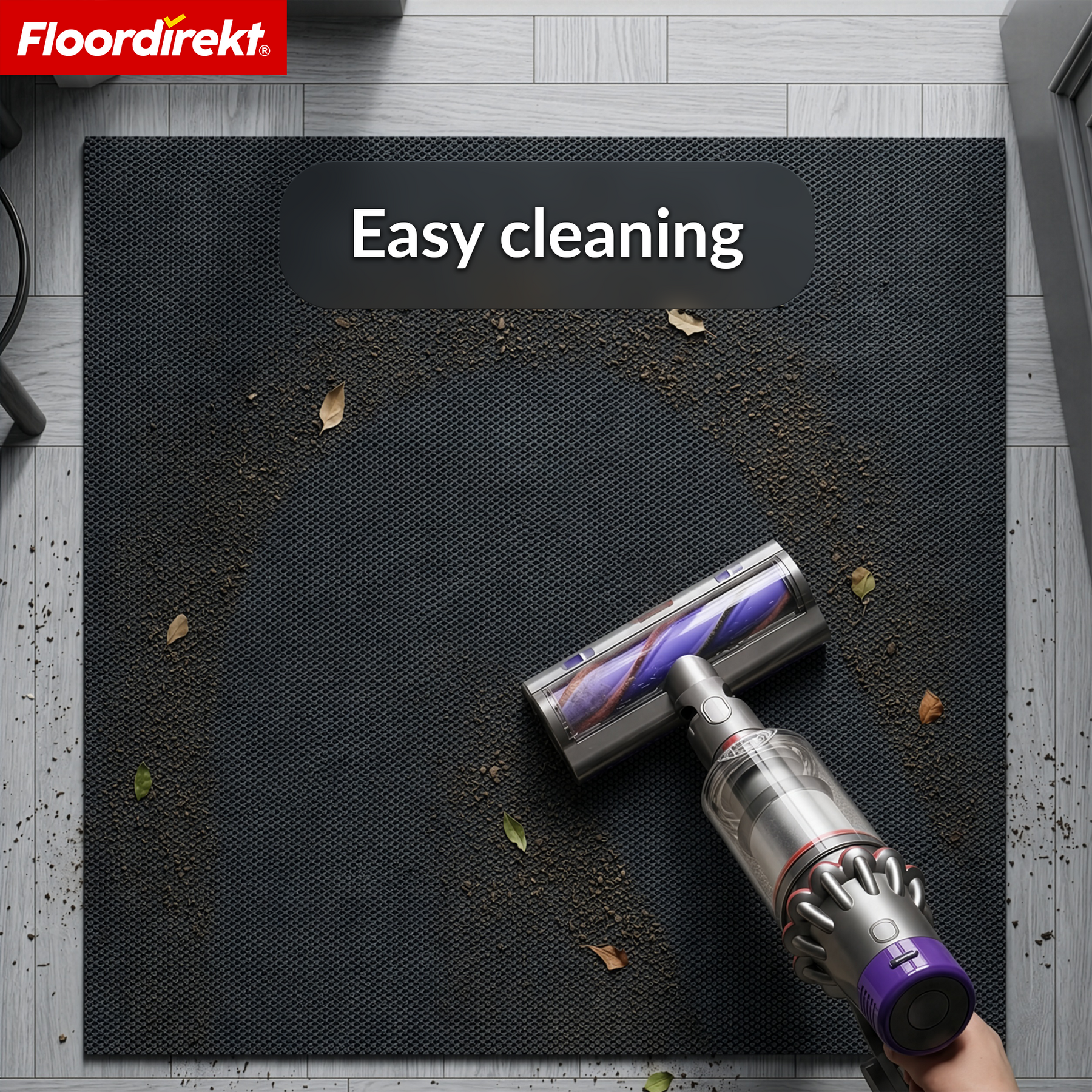 Vuilvangmat | Hong Kong Pro | Schoonloopmat met TPE-rug, robuust & antislip