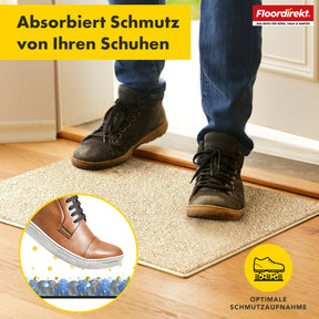 Vuilvangmat | Nasa | Zachte en waterabsorberende deurmat van polyester met antislip onderkant | Verschillende kleuren en maten
