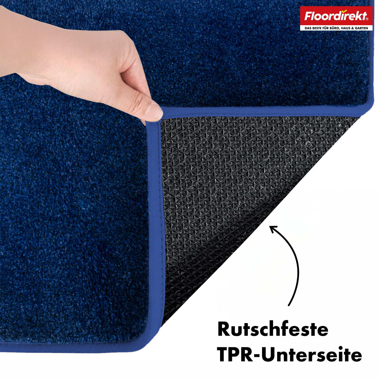 Vuilvangmat | Nasa | Zachte en waterabsorberende deurmat van polyester met antislip onderkant | Verschillende kleuren en maten