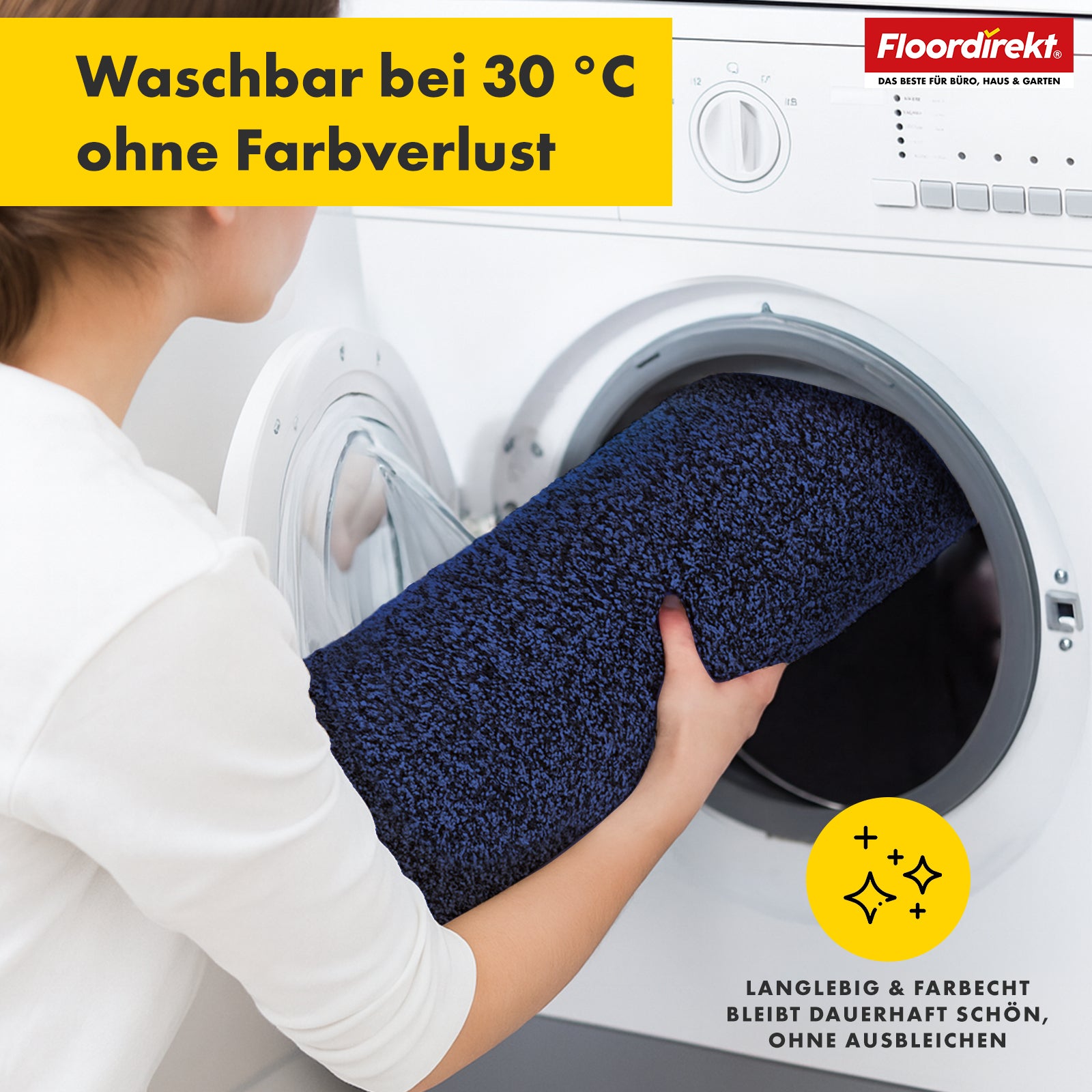 Vuilvangmat | Nasa | Zachte en waterabsorberende deurmat van polyester met antislip onderkant | Verschillende kleuren en maten