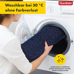 Vuilvangmat | Nasa | Zachte en waterabsorberende deurmat van polyester met antislip onderkant | Verschillende kleuren en maten