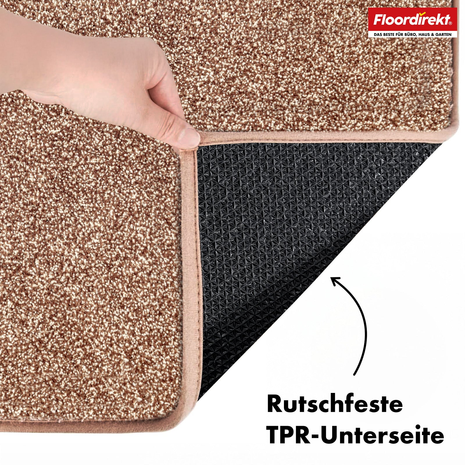 Vuilvangmat | Nasa | Zachte en waterabsorberende deurmat van polyester met antislip onderkant | Verschillende kleuren en maten