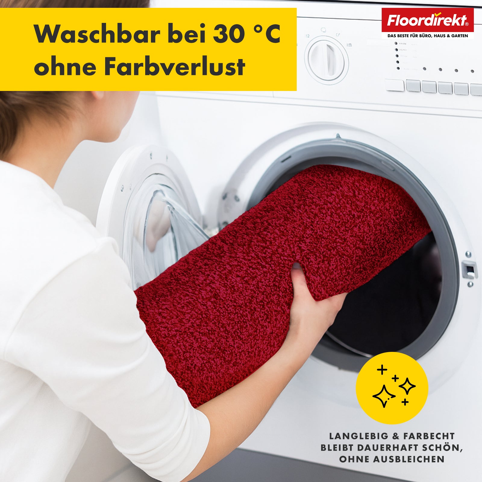 Vuilvangmat | Nasa | Zachte en waterabsorberende deurmat van polyester met antislip onderkant | Verschillende kleuren en maten