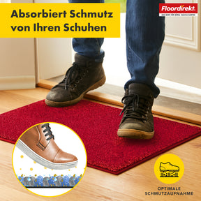 Vuilvangmat | Nasa | Zachte en waterabsorberende deurmat van polyester met antislip onderkant | Verschillende kleuren en maten