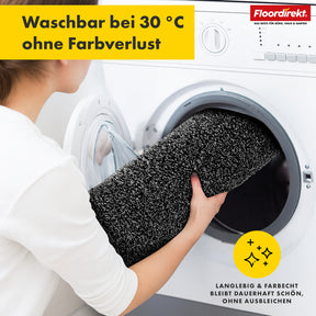 Vuilvangmat | Nasa | Zachte en waterabsorberende deurmat van polyester met antislip onderkant | Verschillende kleuren en maten