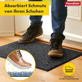 Vuilvangmat | Nasa | Zachte en waterabsorberende deurmat van polyester met antislip onderkant | Verschillende kleuren en maten