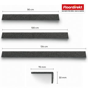 Trapneusprofiel | Core | Antislip GVK-trapprofiel met aluminiumoxide-coating