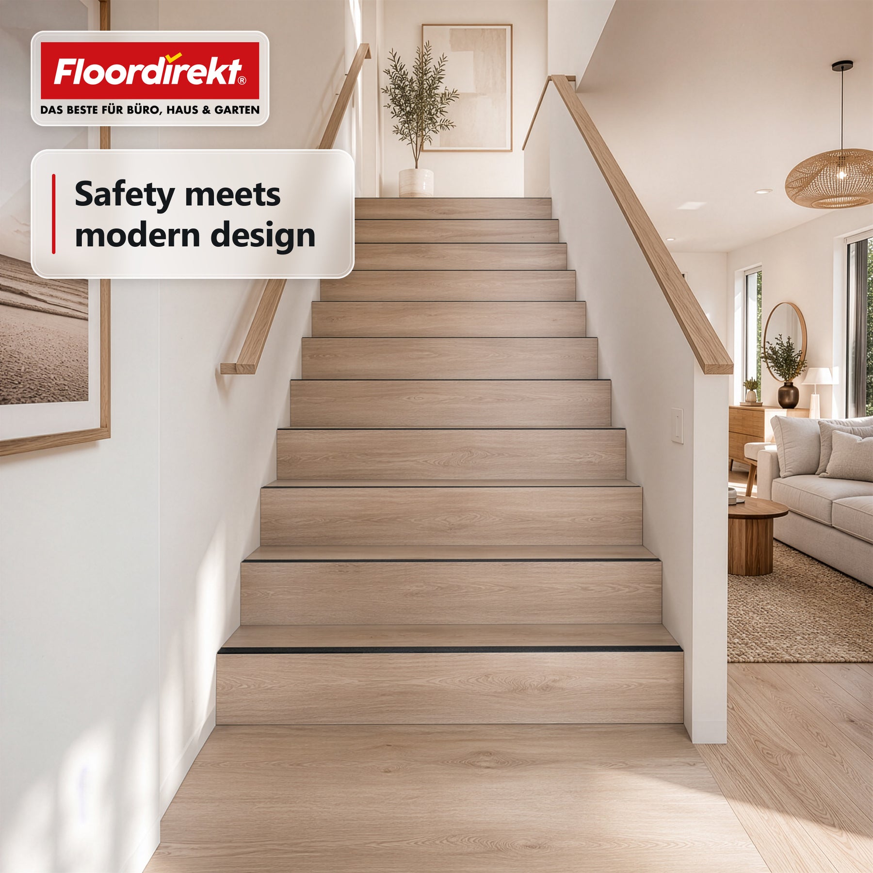 Trapkantprofiel | Elite | Antislip GVK-profiel met aluminiumoxide-coating