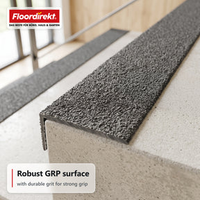 Trapneusprofiel | Core | Antislip GVK-trapprofiel met aluminiumoxide-coating