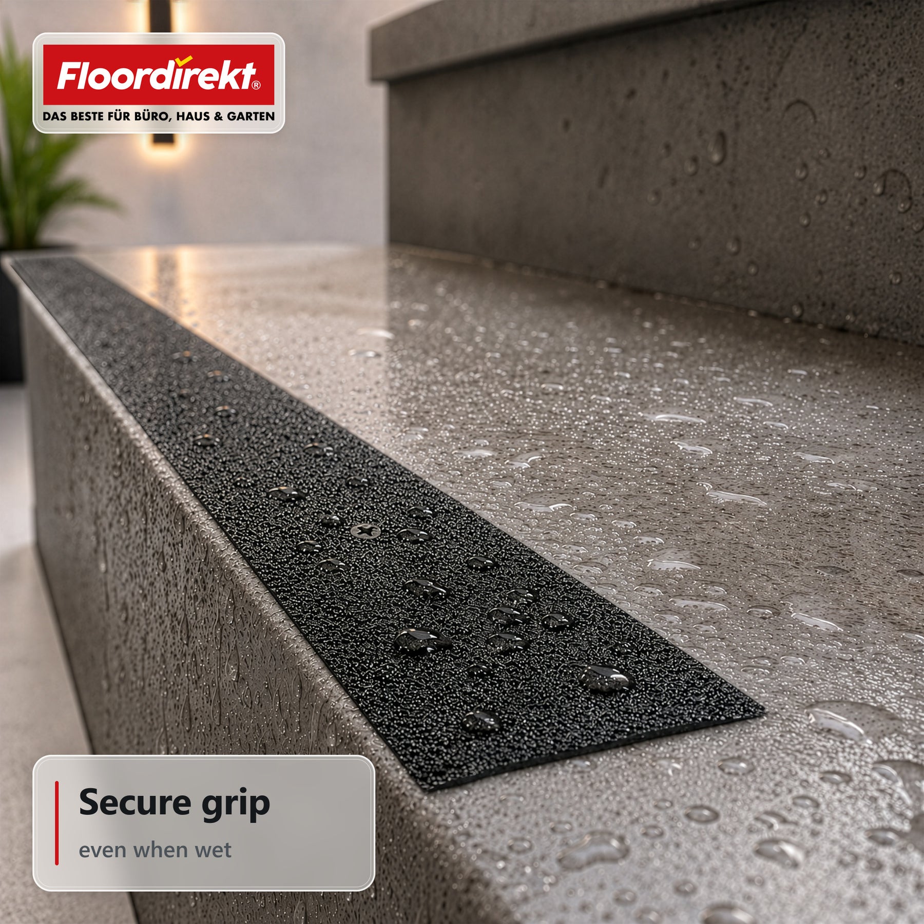 Trapkantprofiel | Elite | Antislip GVK-profiel met aluminiumoxide-coating