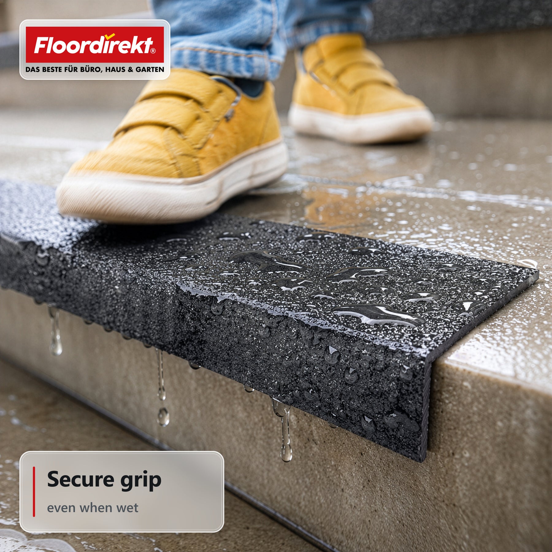 Trapneusprofiel | Core | Antislip GVK-trapprofiel met aluminiumoxide-coating