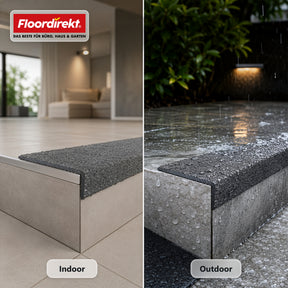 Trapneusprofiel | Core | Antislip GVK-trapprofiel met aluminiumoxide-coating