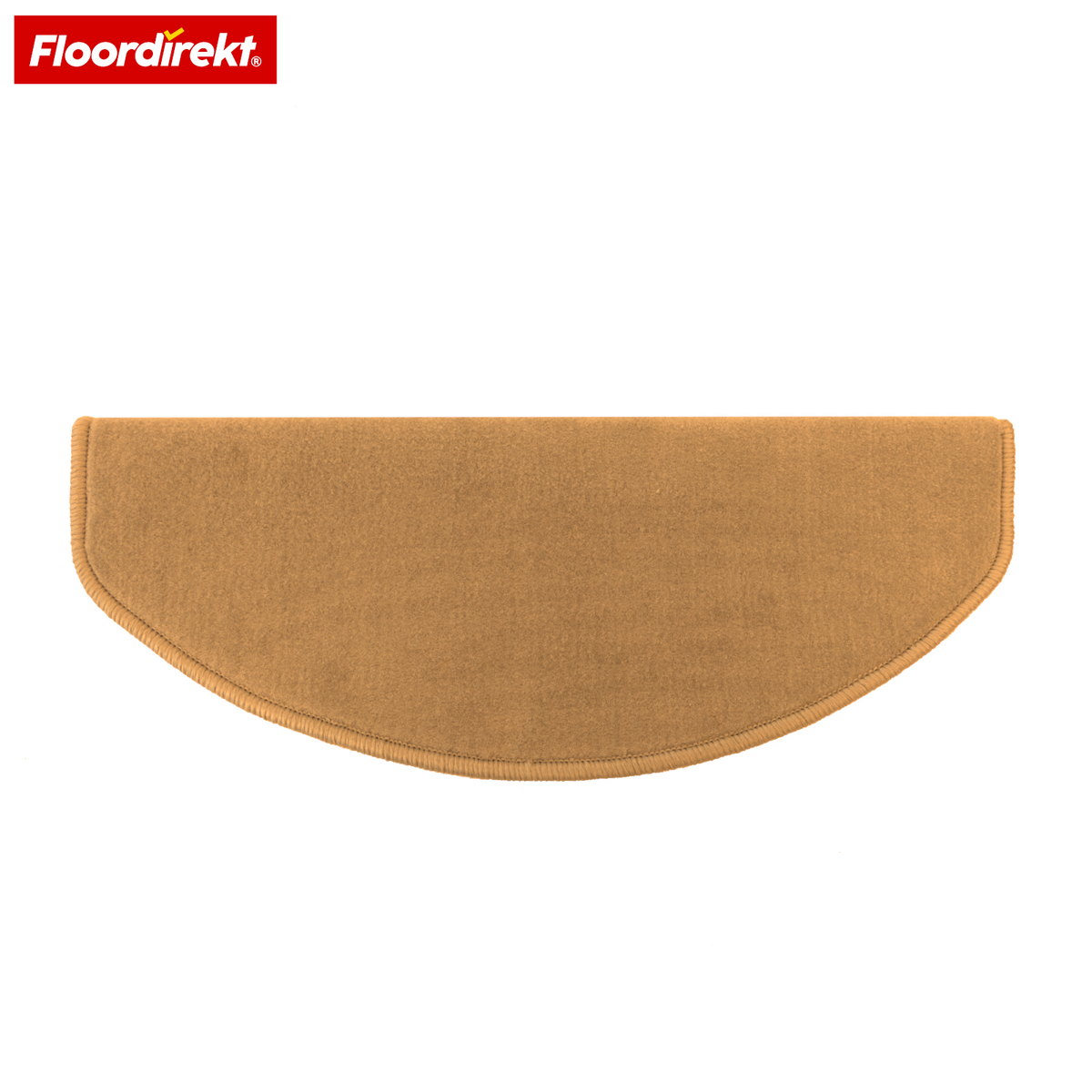 Velours-traptrede | Wien | Halfronde, antislip trapmat van robuust polypropyleen | Trapbescherming, geluidsdempend & antistatisch | Verkrijgbaar in 4 moderne kleuren